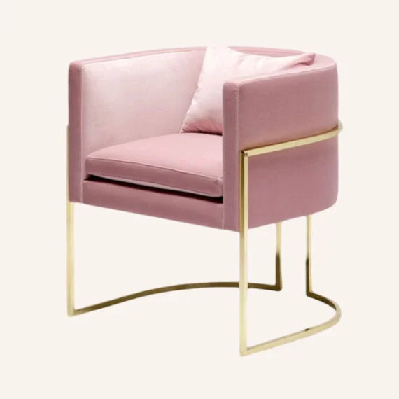 Pink Cushion Chair