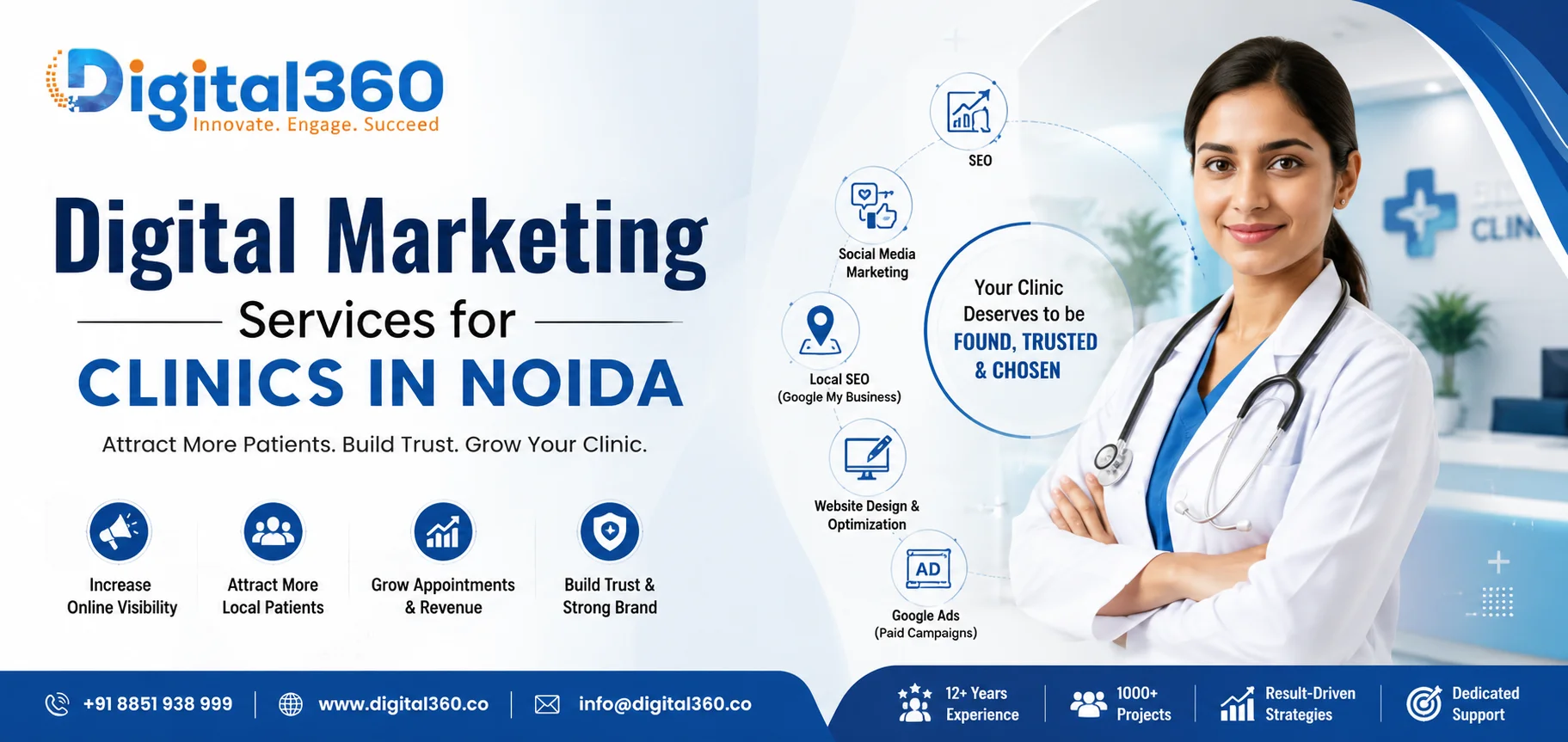 Digital Marketing Services for Clinics in Noida