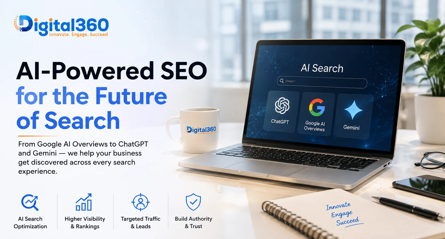 SEO for ChatGPT, Google AI & Gemini Noida Business Guide